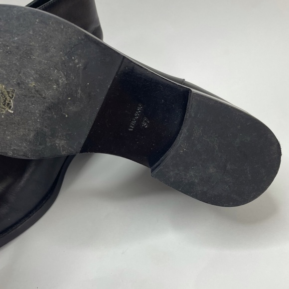 Olivier Theyskens x Theory Black Leather Almond Toe Chelsea Boots EU37 - Picture 4 of 5